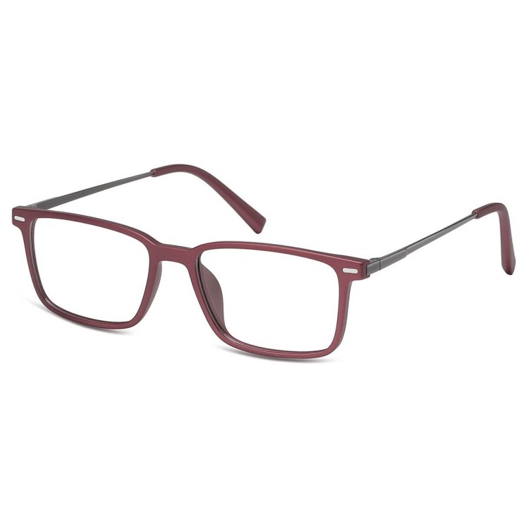 Okulary pod korekcję medium z polaryzacyjną nakładką przeciwsłoneczną CLIP-M-TRC298C-1 bordowy