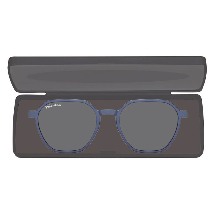 Okulary pod korekcję z polaryzacyjną nakładką przeciwsłoneczną CLIP-M-TRC300A-1 gołębi