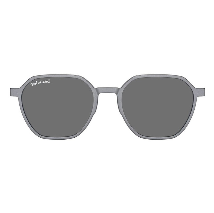 Okulary pod korekcję z polaryzacyjną nakładką przeciwsłoneczną CLIP-M-TRC300B-1 szary