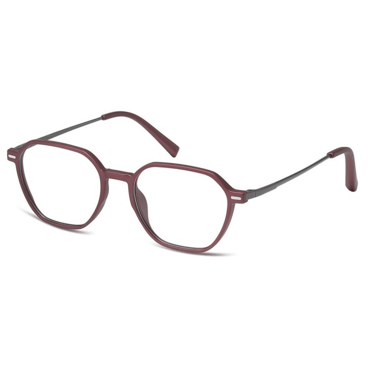 Okulary pod korekcję z polaryzacyjną nakładką przeciwsłoneczną CLIP-M-TRC300C-1 bordowy