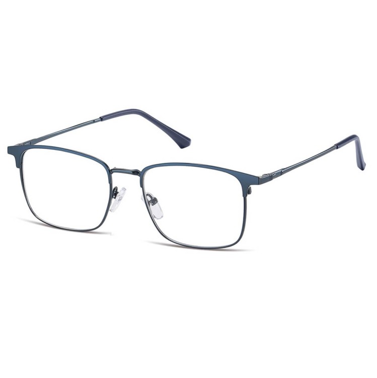 Męskie okulary pod korekcję z polaryzacyjną nakładką przeciwsłoneczną CLIP-MC97A-1 granatowe