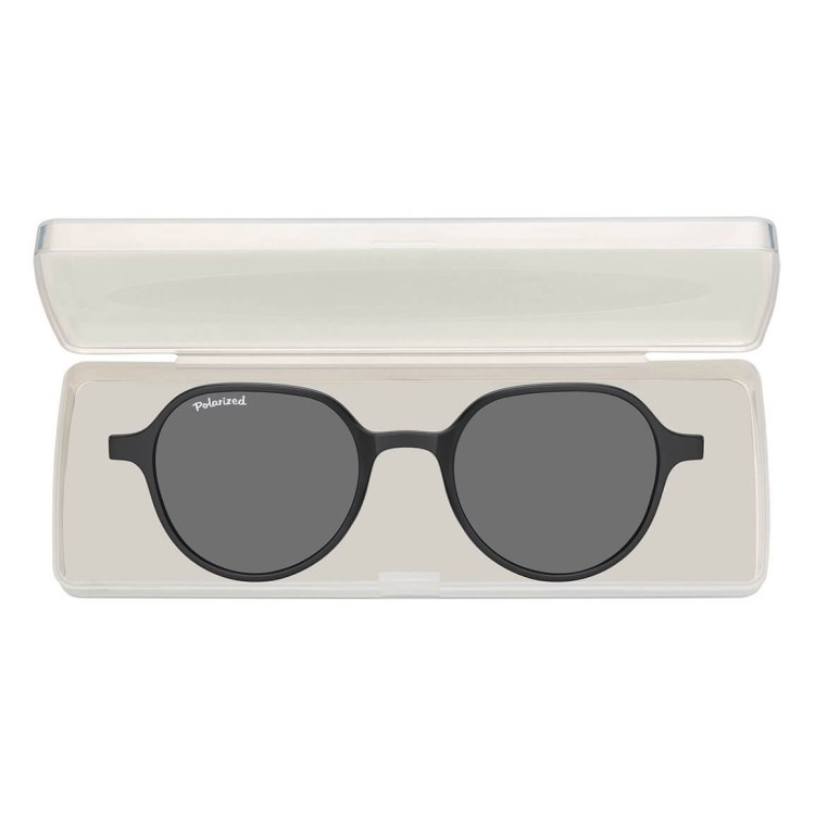 Okulary panto pod korekcję z polaryzacyjną nakładką przeciwsłoneczną CLIP-MC99B-1 grafitowe