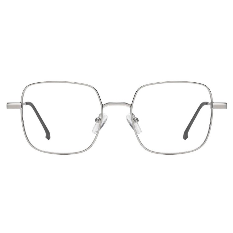 Okulary kwadratowe pod korekcję z polaryzacyjną nakładką przeciwsłoneczną CLIP-MC98A-1 srebrne