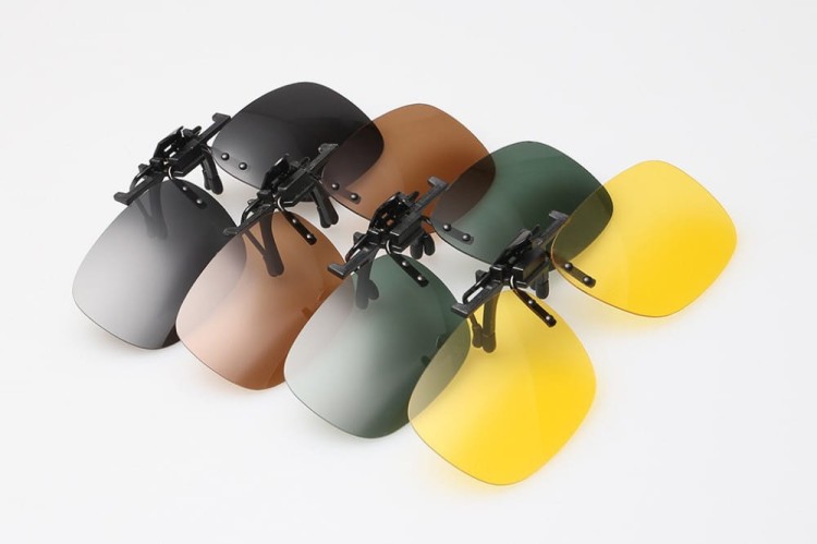 Żółte nakładki rozjaśniające na okulary korekcyjne z polaryzacją NA-184