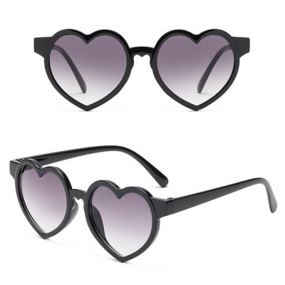 Okulary przeciwsłoneczne dla dziewczynki Serce STKD-03 czarne