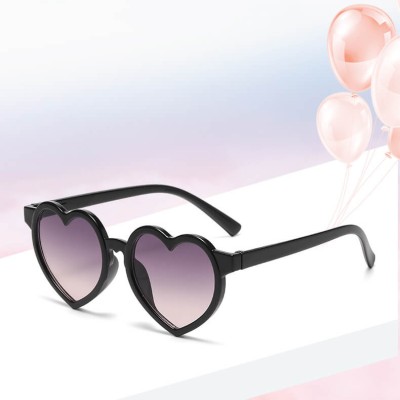 Okulary przeciwsłoneczne dla dziewczynki Serce STKD-03 czarne