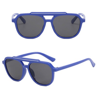 Okulary przeciwsłoneczne pilotki dla dzieci STKD-04A niebieskie