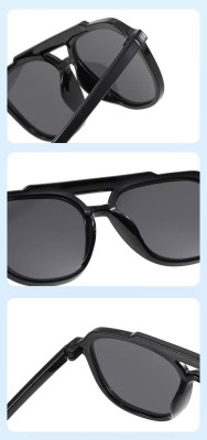 Okulary przeciwsłoneczne pilotki dla dzieci STKD-04B białe