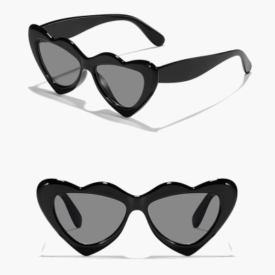 Okulary przeciwsłoneczne dla dziewczynki Serce STKD-09 czarne