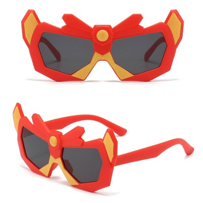 Okulary przeciwsłoneczne dla dzieci Transformers STKD-05B czerwone