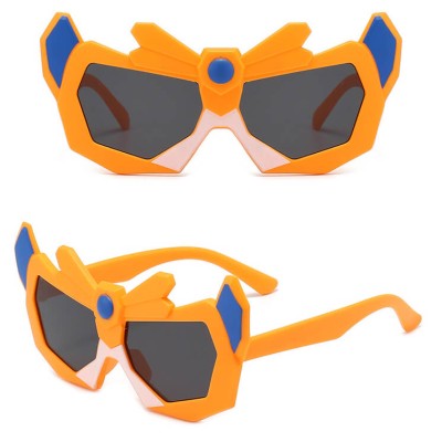 Okulary przeciwsłoneczne dla dzieci Transformers STKD-05D pomarańczowe