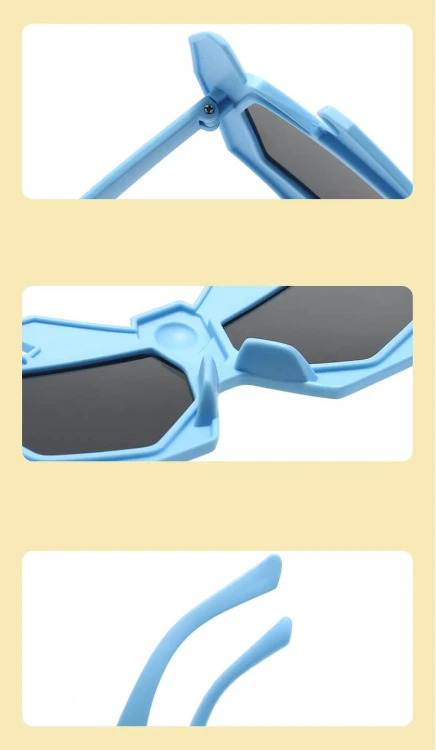 Okulary przeciwsłoneczne dla dzieci Transformers STKD-05E błękitne