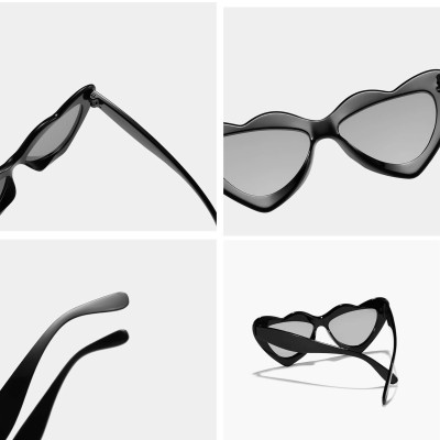 Okulary przeciwsłoneczne dla dziewczynki Serce STKD-09A czerwone