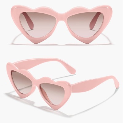 Okulary przeciwsłoneczne dla dziewczynki Serce STKD-09B różowe