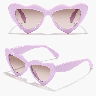 Okulary przeciwsłoneczne dla dziewczynki Serce STKD-09C fioletowe