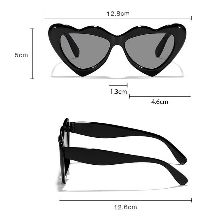 Okulary przeciwsłoneczne dla dziewczynki Serce STKD-09D zielone