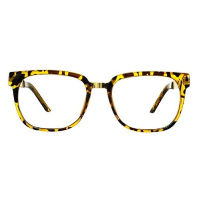 Metalowe Okulary zerówki panterka NR-181