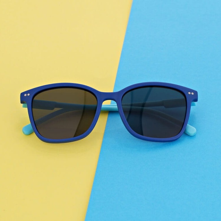 Okulary przeciwsłoneczne dla dzieci STKD-07A granat/błękit