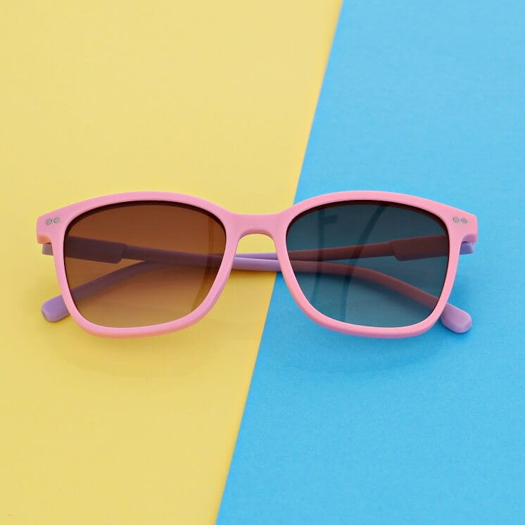 Okulary przeciwsłoneczne dla dzieci STKD-07C róż/fiolet