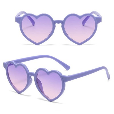 Okulary przeciwsłoneczne dla dziewczynki Serce STKD-03A fioletowe