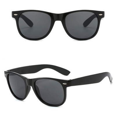 Klasyczne okulary przeciwsłoneczne czarne nerdy męskie i damskie NR-71