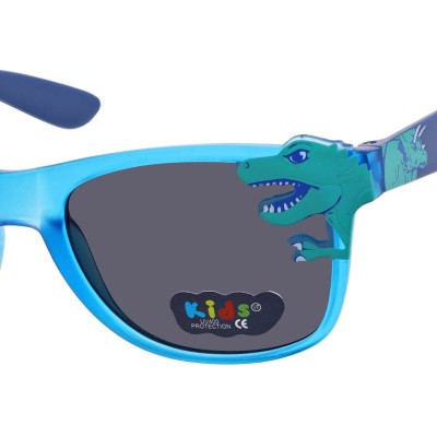 Okulary przeciwsłoneczne dla dzieci DINOZAUR STKD-10A niebieskie