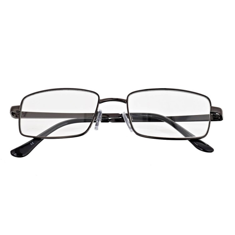 Plusy +3.00 Fotochromowe okulary do czytania z flexami ST342 czarne