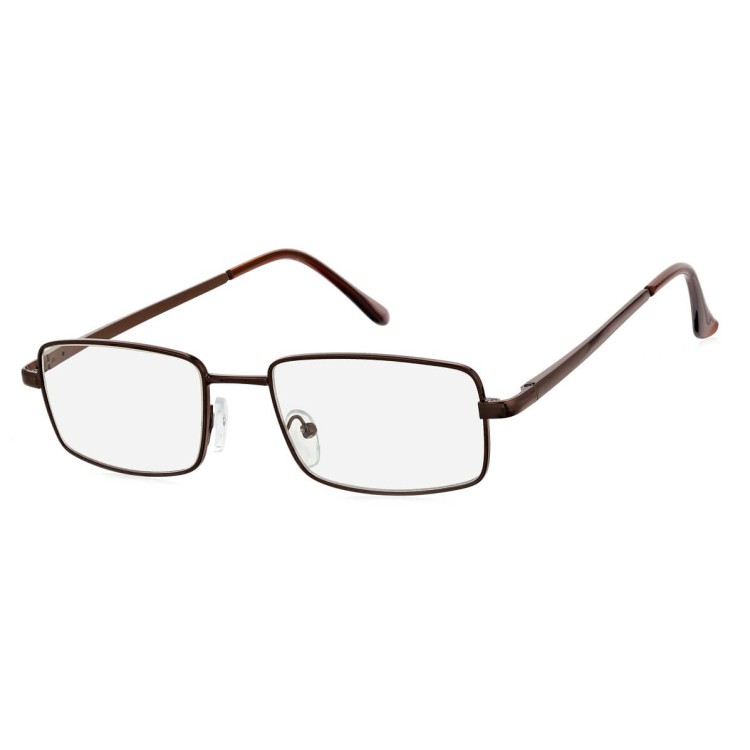 Plusy +1.50 Fotochromowe okulary do czytania z flexami ST342A brązowe