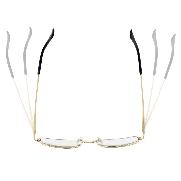 Plusy +2.50 Fotochromowe okulary do czytania z flexami ST342B złote