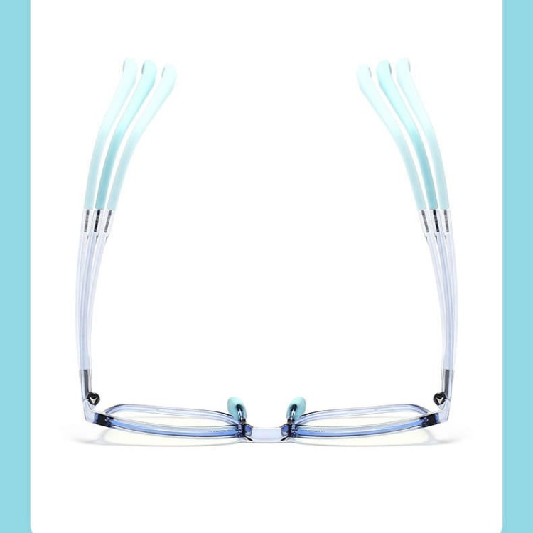 Okulary dla dzieci zerówki do komputera z filtrem Blue Light 25169E transparentny błękit