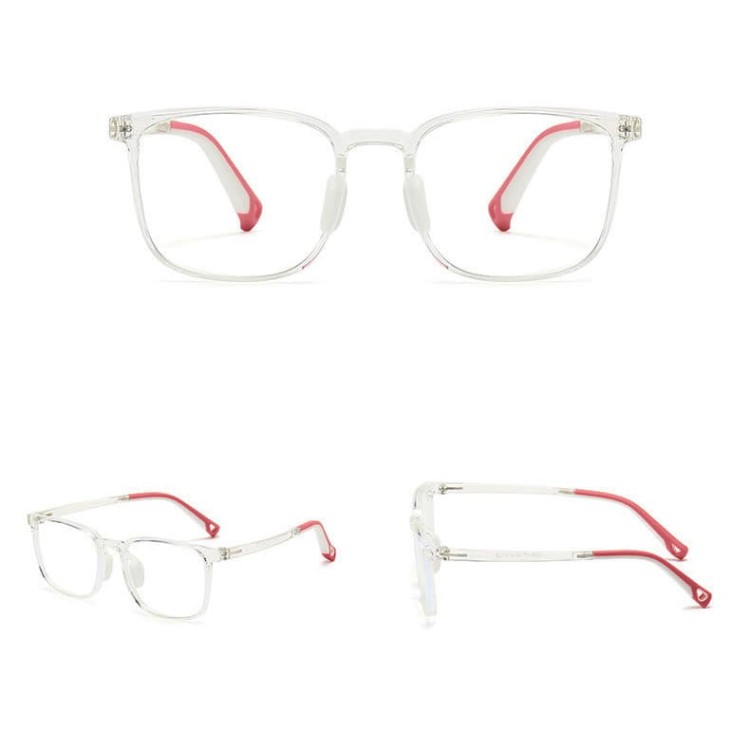 Okulary dla dzieci zerówki do komputera z filtrem Blue Light 25169F transparentny