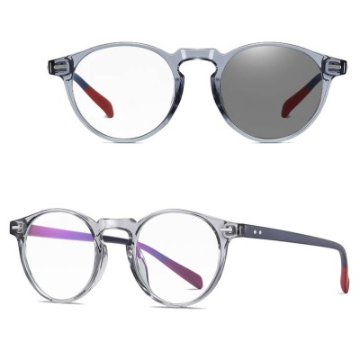 2w1 Okulary Lenonki do komputera BLUE LIGHT i przeciwsłoneczne FOTOCHROMOWE 2599B