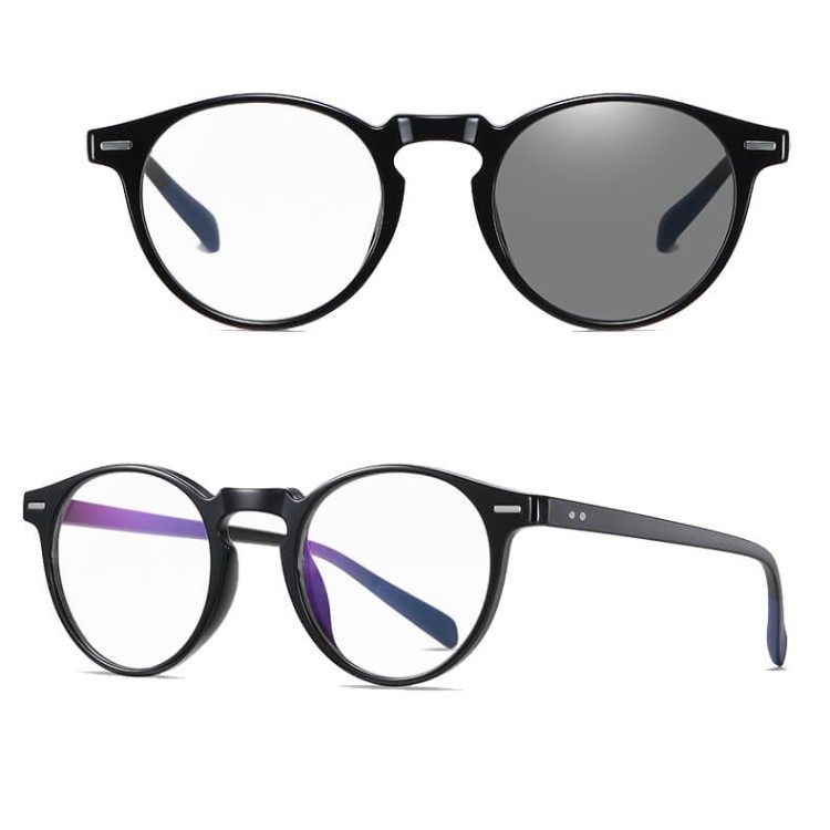 2w1 Okulary Lenonki do komputera BLUE LIGHT i przeciwsłoneczne FOTOCHROMOWE 2599A