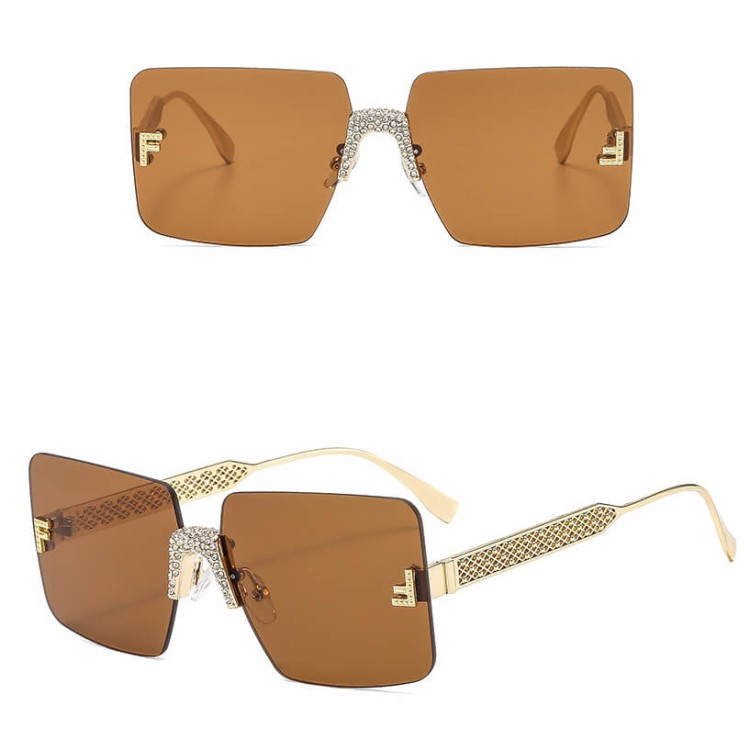 Damskie okulary przeciwsłoneczne bezramkowe SRP-01B.jpg