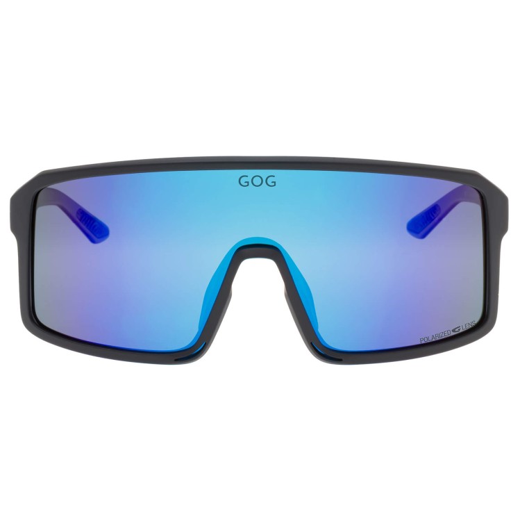 Sportowe okulary przeciwsłoneczne z polaryzacją GOG E517-1P czarny/niebieski