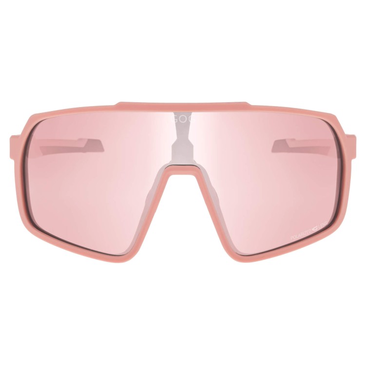 Duże Sportowe okulary przeciwsłoneczne z polaryzacją GOG E535-2P różowe