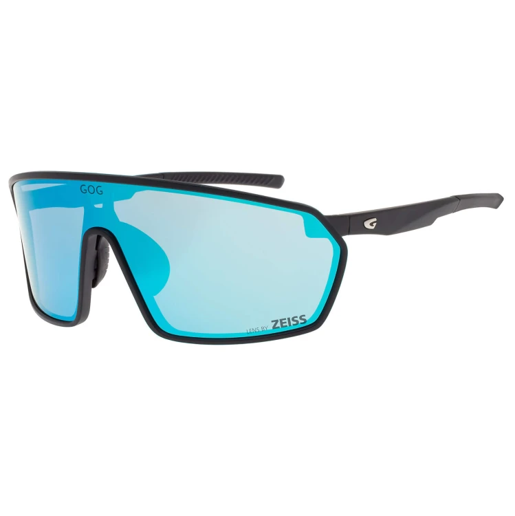 Okulary przeciwsłoneczne sportowe LENS BY ZEISS - GOG E610-1 czarny/niebieski