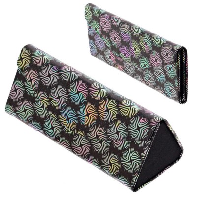 Etui na okulary składane w trójkąt ET-133 czarne