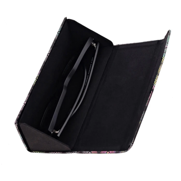 Etui na okulary składane w trójkąt ET-133B białe