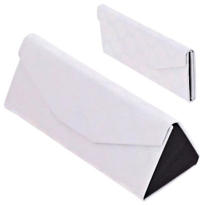 Etui na okulary składane w trójkąt ET-133B białe