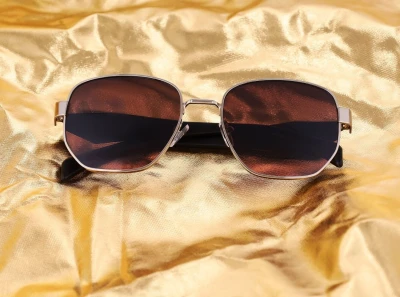 Damskie okulary przeciwsłoneczne REBECCA MOORE Milano STL19B ze skazą!