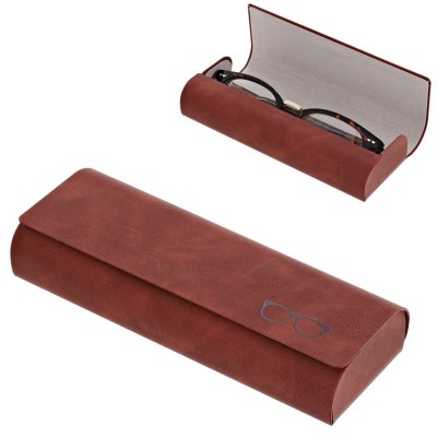Etui okularowe na magnes ET-122A brązowe