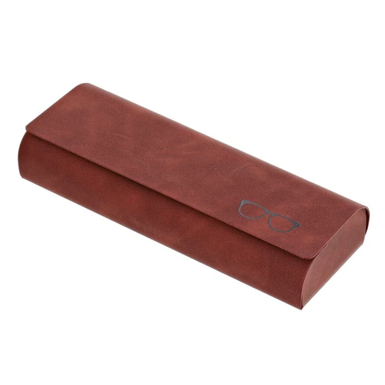 Etui okularowe na magnes ET-122A brązowe