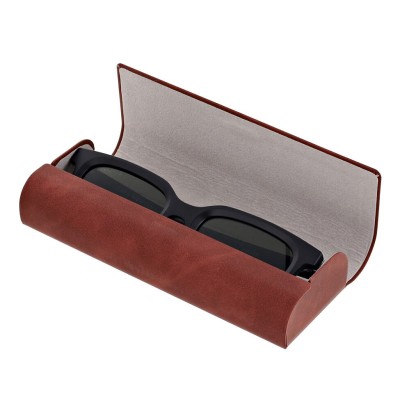 Etui okularowe na magnes ET-122A brązowe