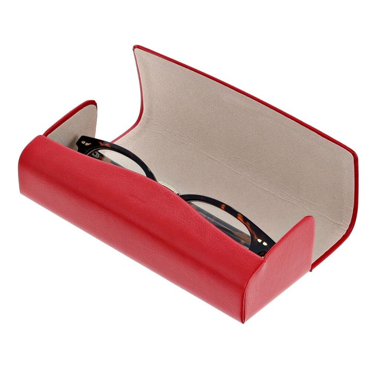 Etui okularowe na magnes ET-126A czerwone
