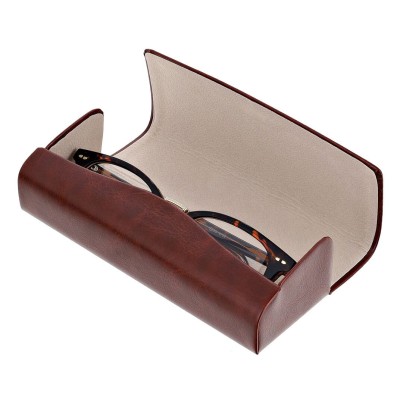 Etui okularowe na magnes ET-126B brązowe