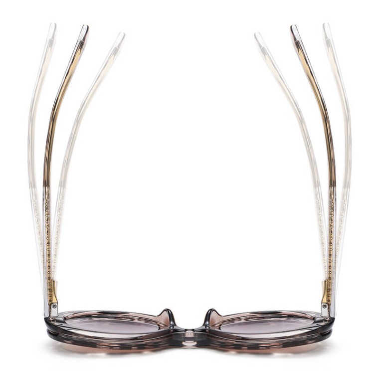 2w1 Okulary damskie do komputera + nakładka przeciwsłoneczna na magnes Clip-On 25174C fioletowe