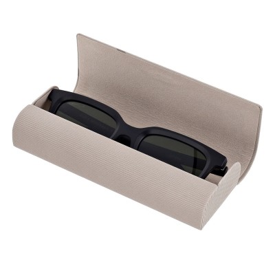 Etui okularowe na magnes ET-131B szary beż