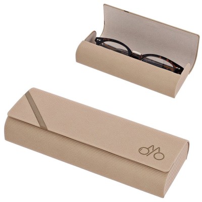 Etui okularowe na magnes ET-131C beżowy