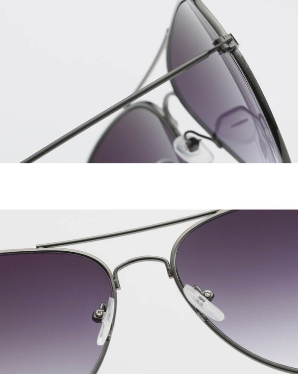 Okulary przeciwsłoneczne pilotki 2161D Grafit/Fiolet